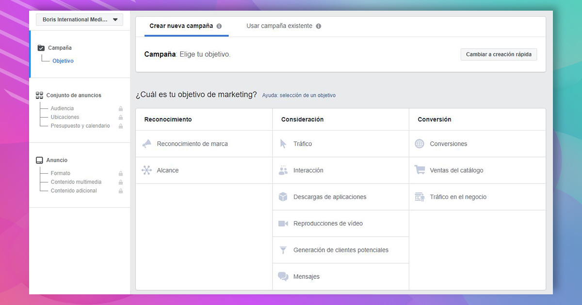 Errores en campañas de facebook ads