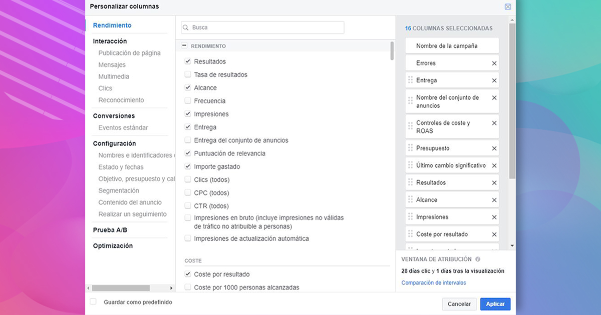 Errores en campañas de facebook ads analisis