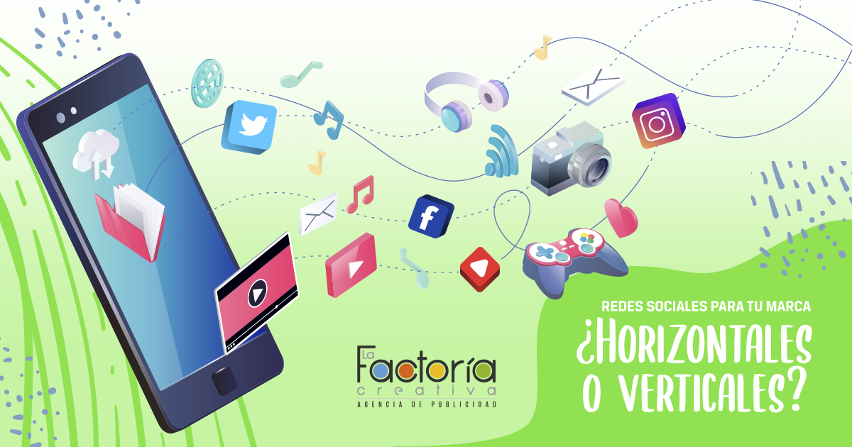 Redes sociales horizontales y verticales