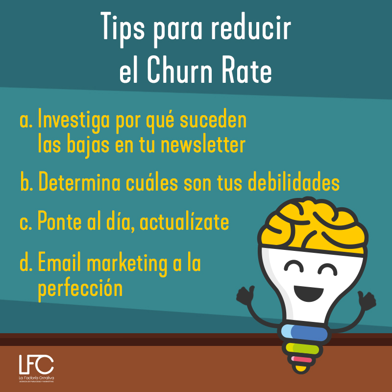 Tips para reducir el churn rate