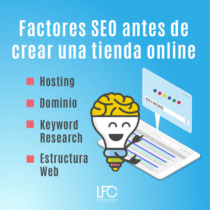 Factores SEO antes de crear una tienda online.